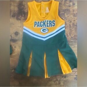 Green bay packers cheerleading dress 4T